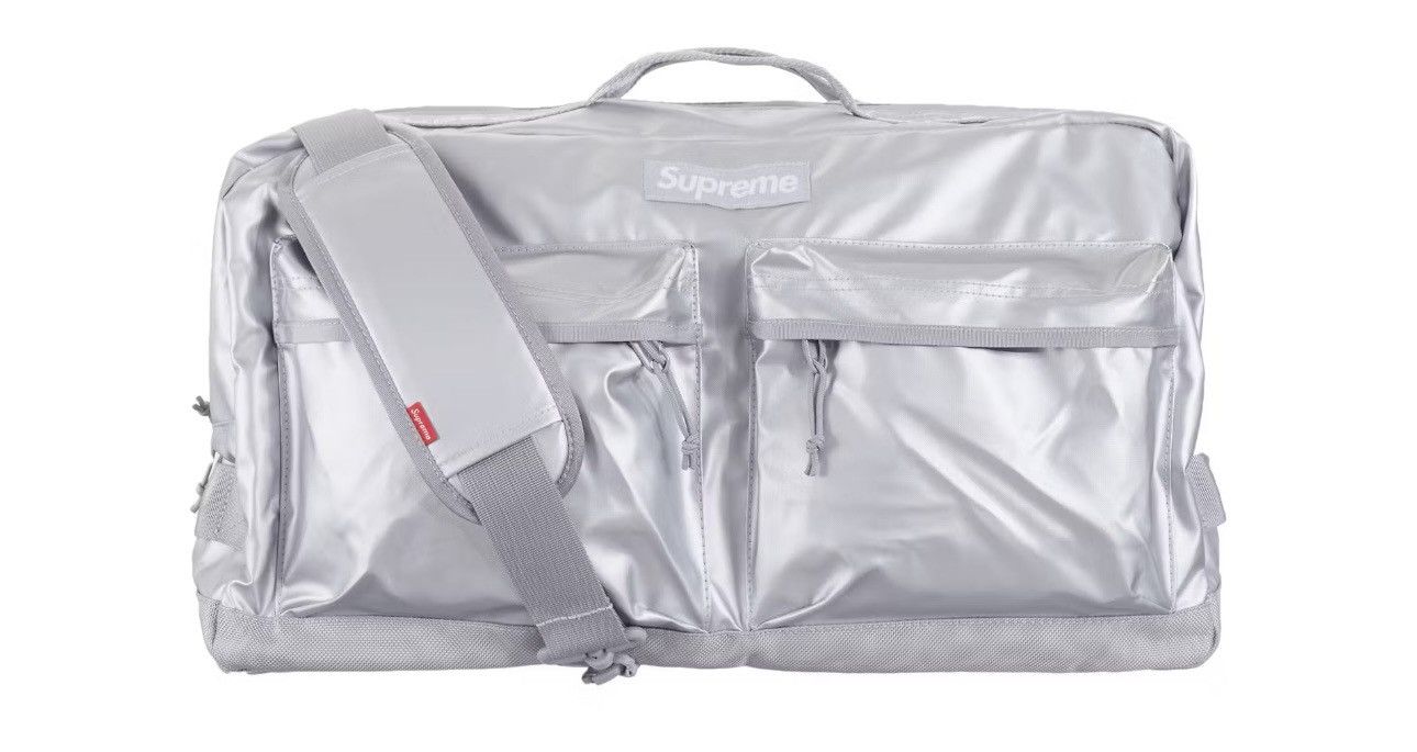 Supreme Supreme Duffle Bag 'Silver' Size ONE SIZE - 1 Thumbnail