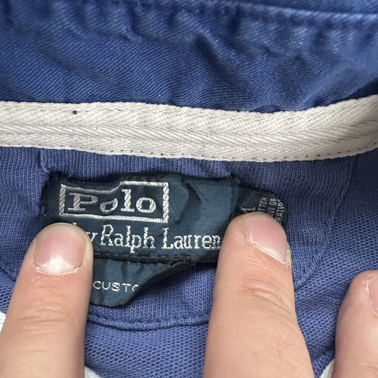 Polo Ralph Lauren Ralph Lauren vintage rugby long sleeve Size US M / EU 48-50 / 2 - 5 Thumbnail