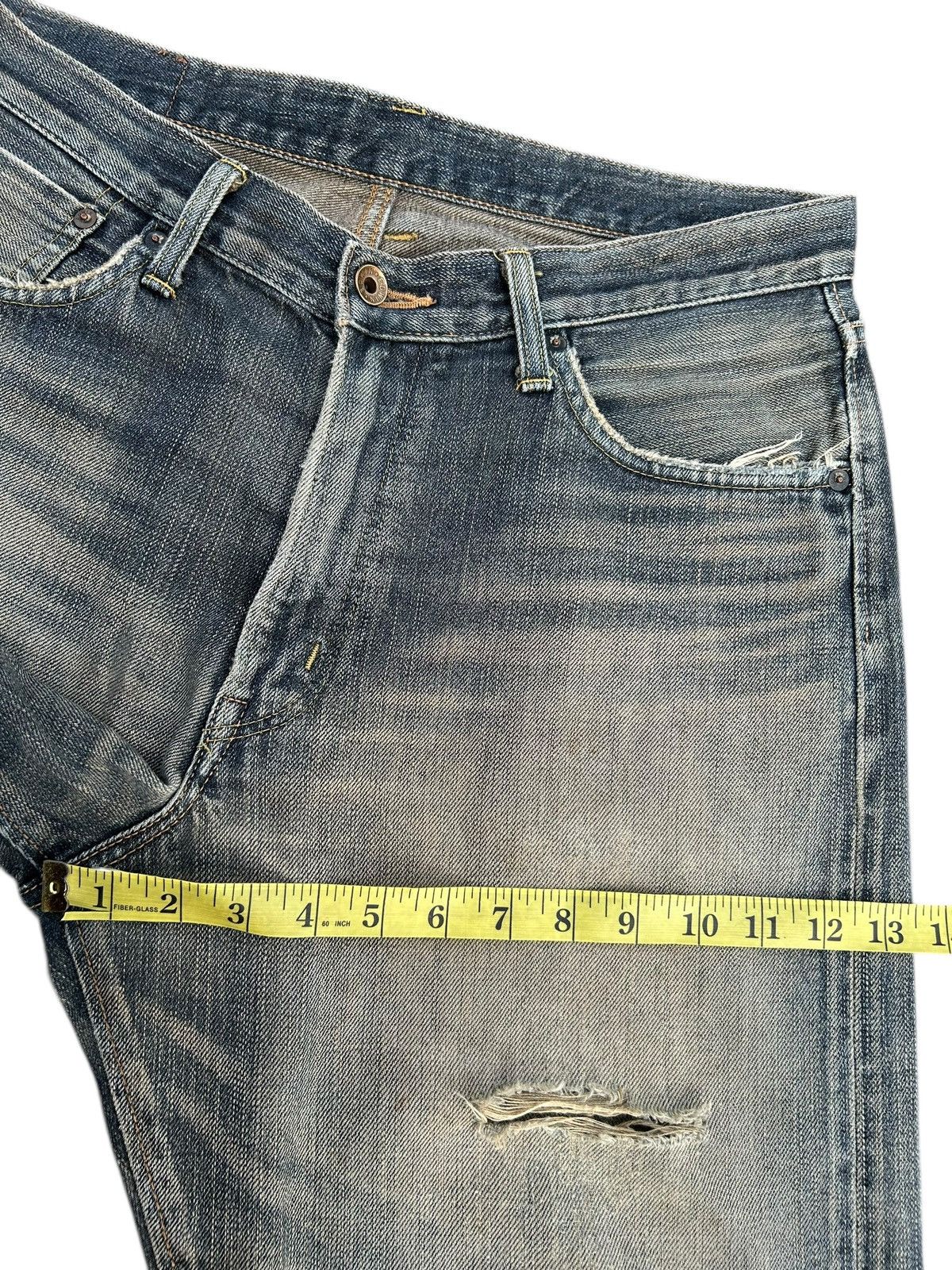 Kapital Vintage Edwin 505z Selvedge Rusty Distressed Denim Jeans Size US 34 / EU 50 - 18 Thumbnail