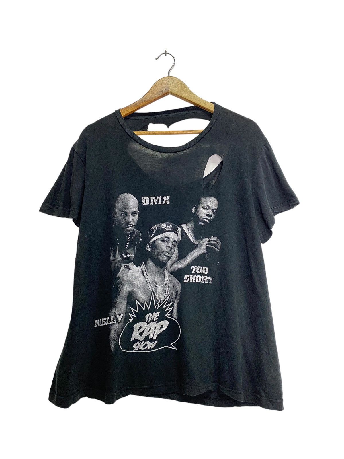 Rap Tees × Vintage Vintage The Rap Show Distressed T-shirt Size US M / EU 48-50 / 2 - 1 Thumbnail