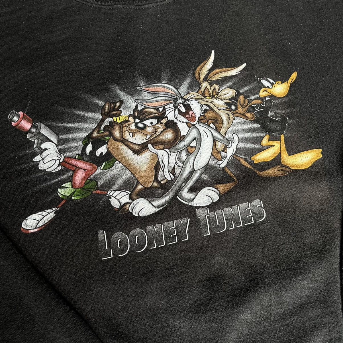Vintage Vintage 1990s Looney Tunes Graphic Logo Crewneck Sweatshirt Size US M / EU 48-50 / 2 - 4 Thumbnail