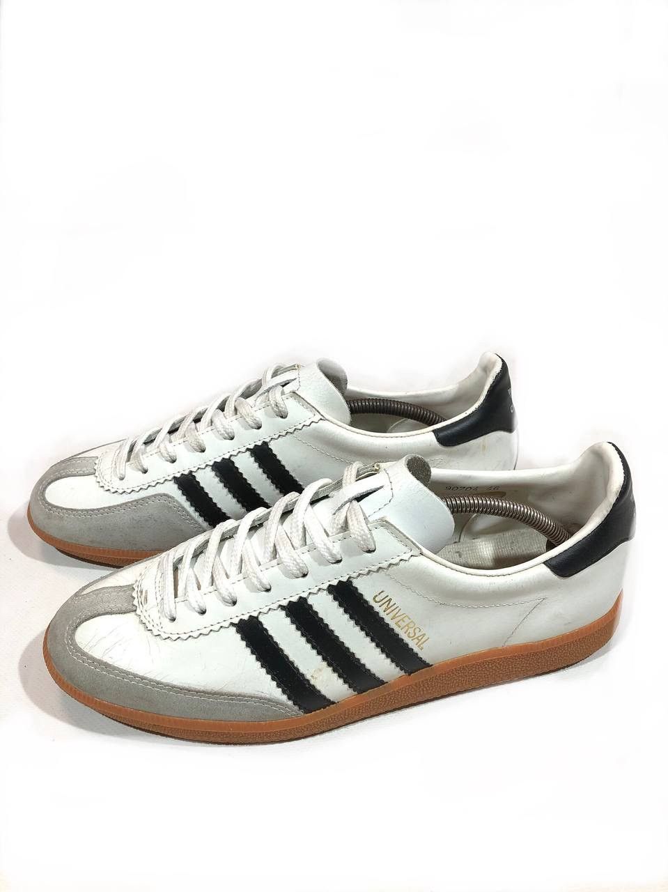 image of Adidas Universal Vintage 80's Made West Germany Shoes in White, Men's (Size 13)