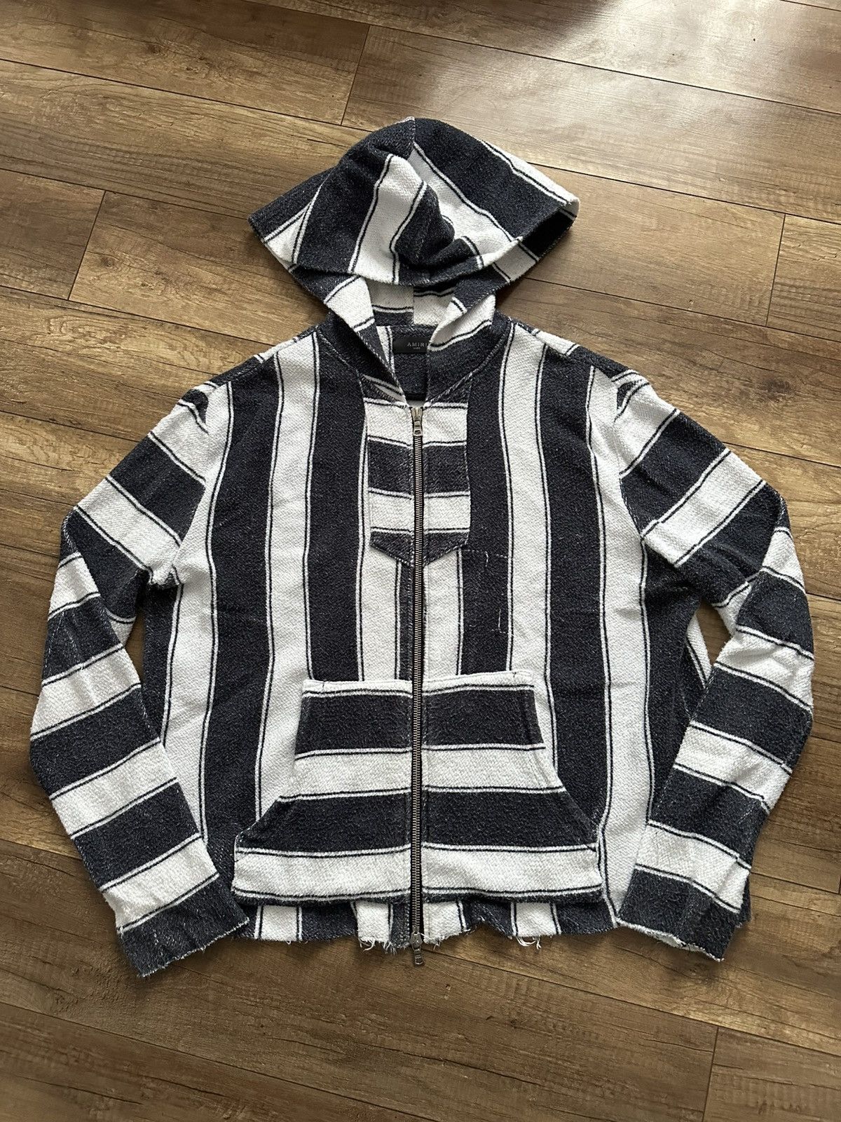 Amiri Amiri Baja Zip Hoodie Striped Size US L / EU 52-54 / 3 - 2 Thumbnail