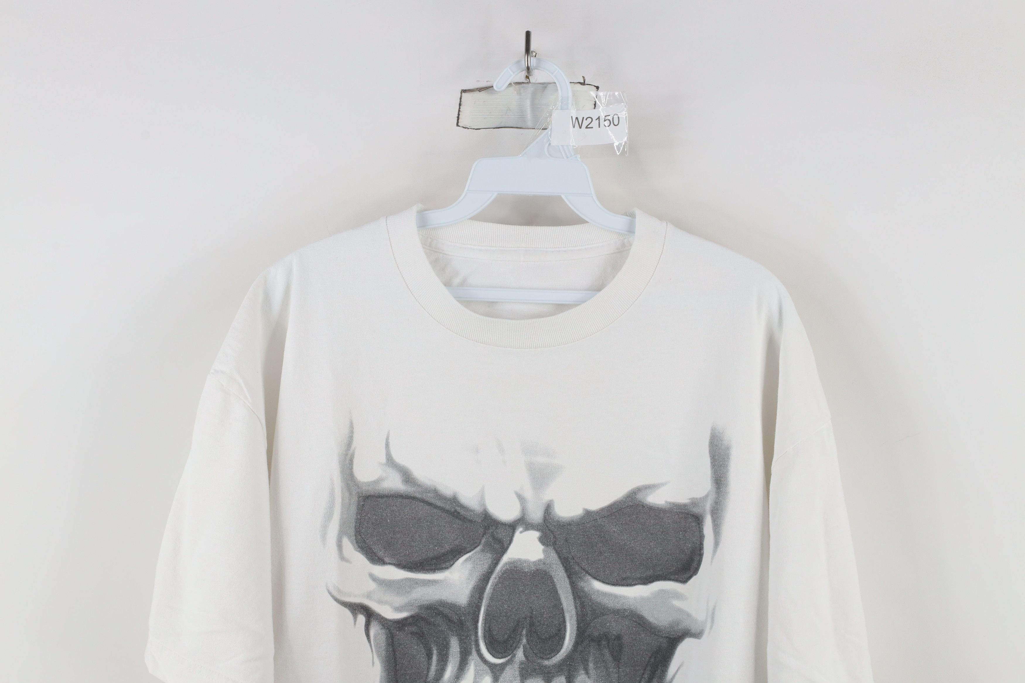 Vintage Vintage Y2K Streetwear Skull Skeleton MMA Fighting T-Shirt Size US XL / EU 56 / 4 - 2 Thumbnail