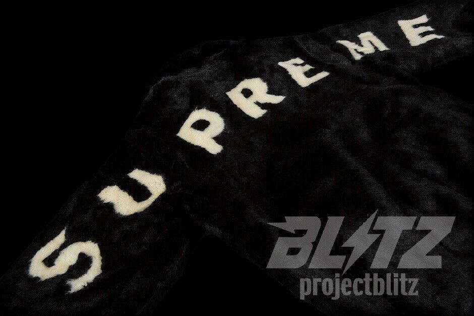 Supreme SS17 SUPREME FAUX FUR BOMBER JACKET BLACK M 2017 Size US M / EU 48-50 / 2 - 4 Thumbnail
