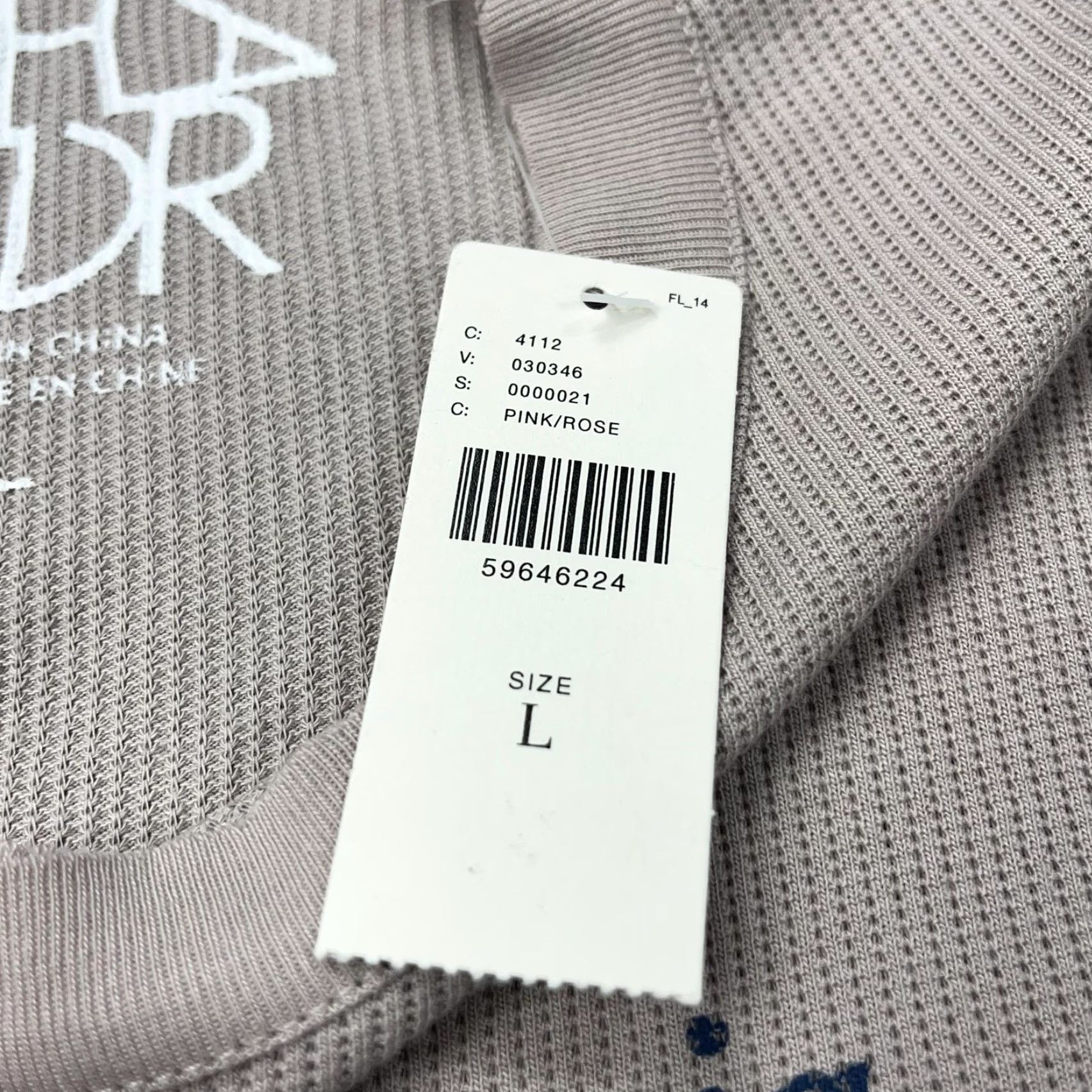 Anthropologie Chaser Shirt Womens Large Pink Waffle Thermal Ski Lake Tahoe Anthropologie Size L / US 10 / IT 46 - 6 Thumbnail