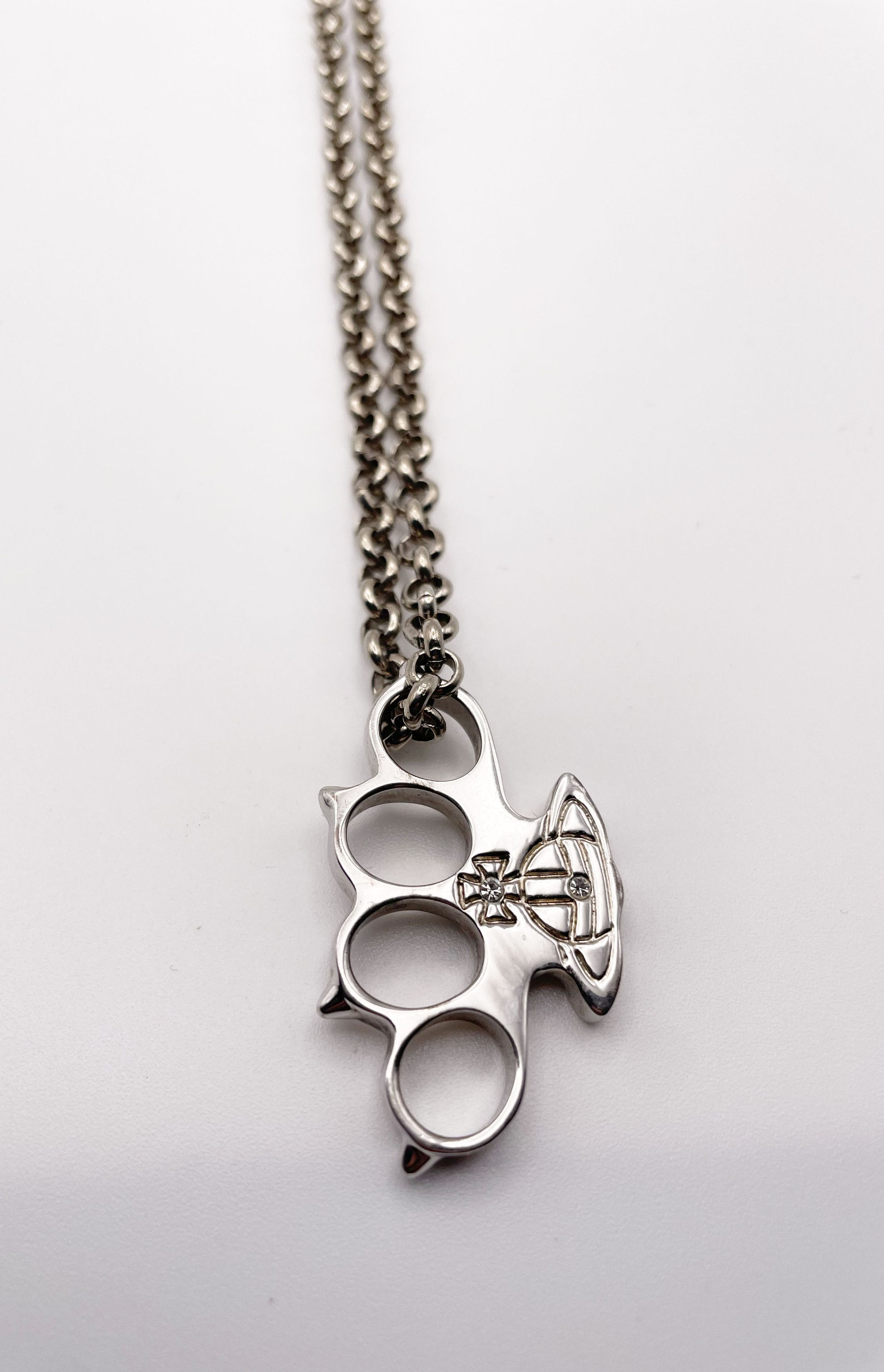 Vivienne Westwood Brass Knuckles Orb Necklace Size ONE SIZE - 2 Thumbnail