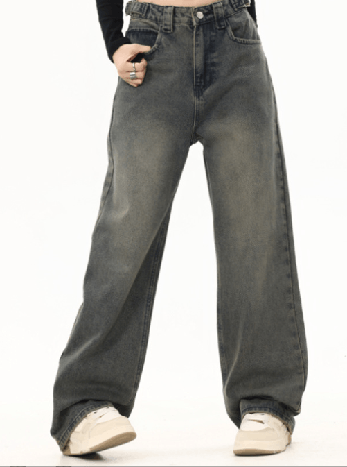 Japanese Brand × Jean Blue washed distressed men's casual jeans Size US 32 / EU 48 - 1 Thumbnail