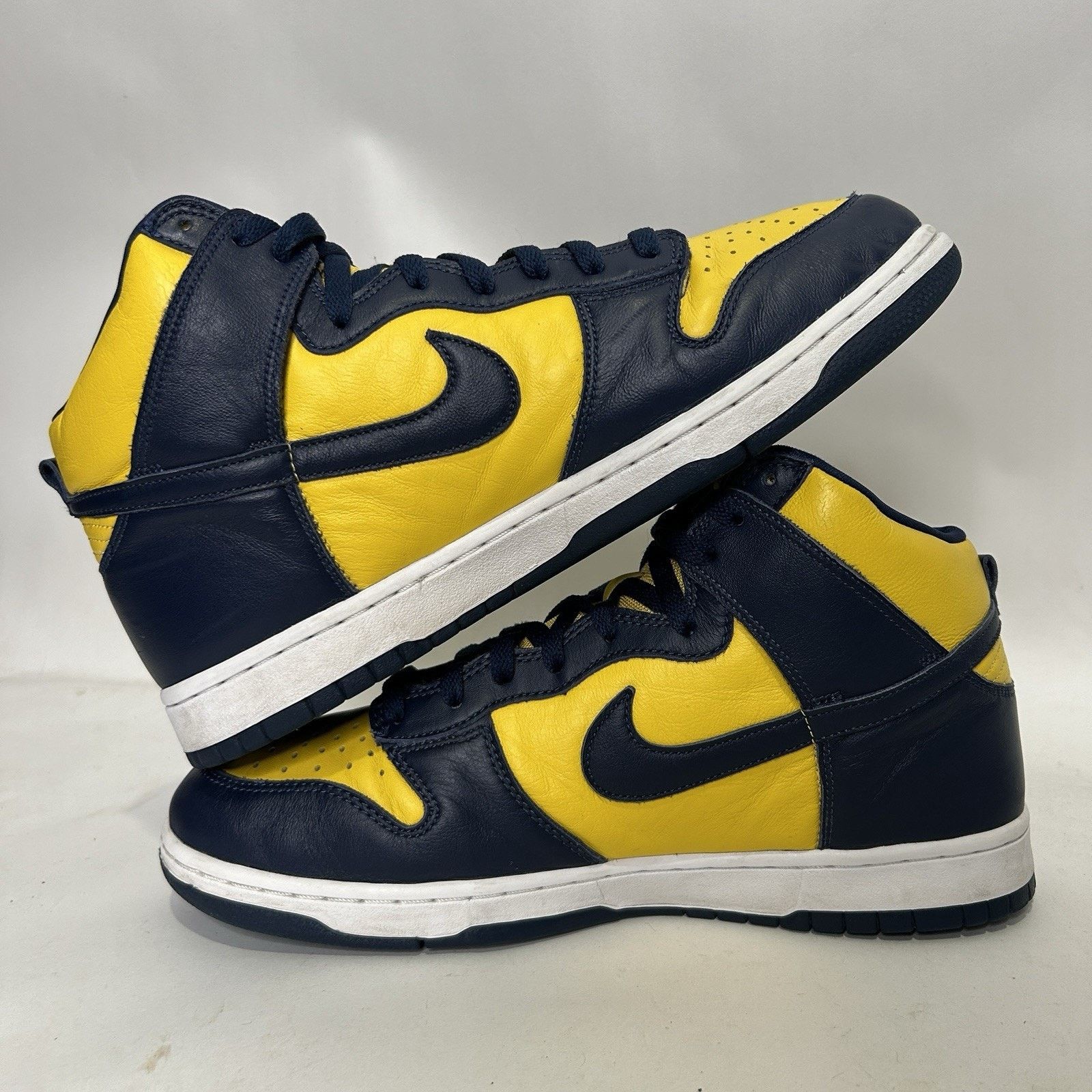 Nike Nike Dunk High SP Retro “Michigan” 2020 Size US 12 / EU 45 - 3 Thumbnail