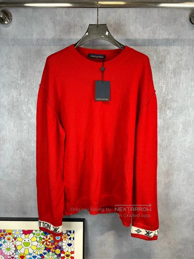 Louis Vuitton LOUIS VUITTON LV Logo Cashmere Sweater. Size US XXL / EU 58 / 5 - 1 Thumbnail