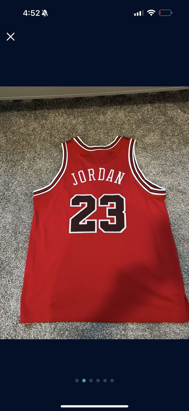 Nike Micheal Jordan jersey vintage Size US M / EU 48-50 / 2 - 2 Thumbnail