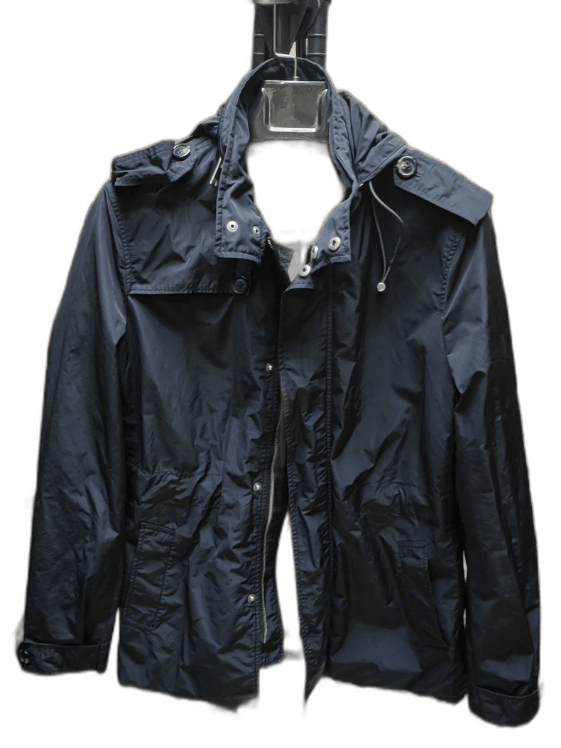 Burberry Burberry Black Hooded Jacket L Size US L / EU 52-54 / 3 - 1 Thumbnail