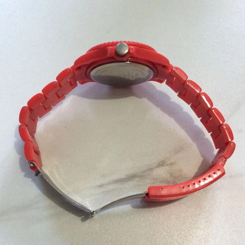 Designer Identity red plastic watch Size ONE SIZE - 7 Thumbnail