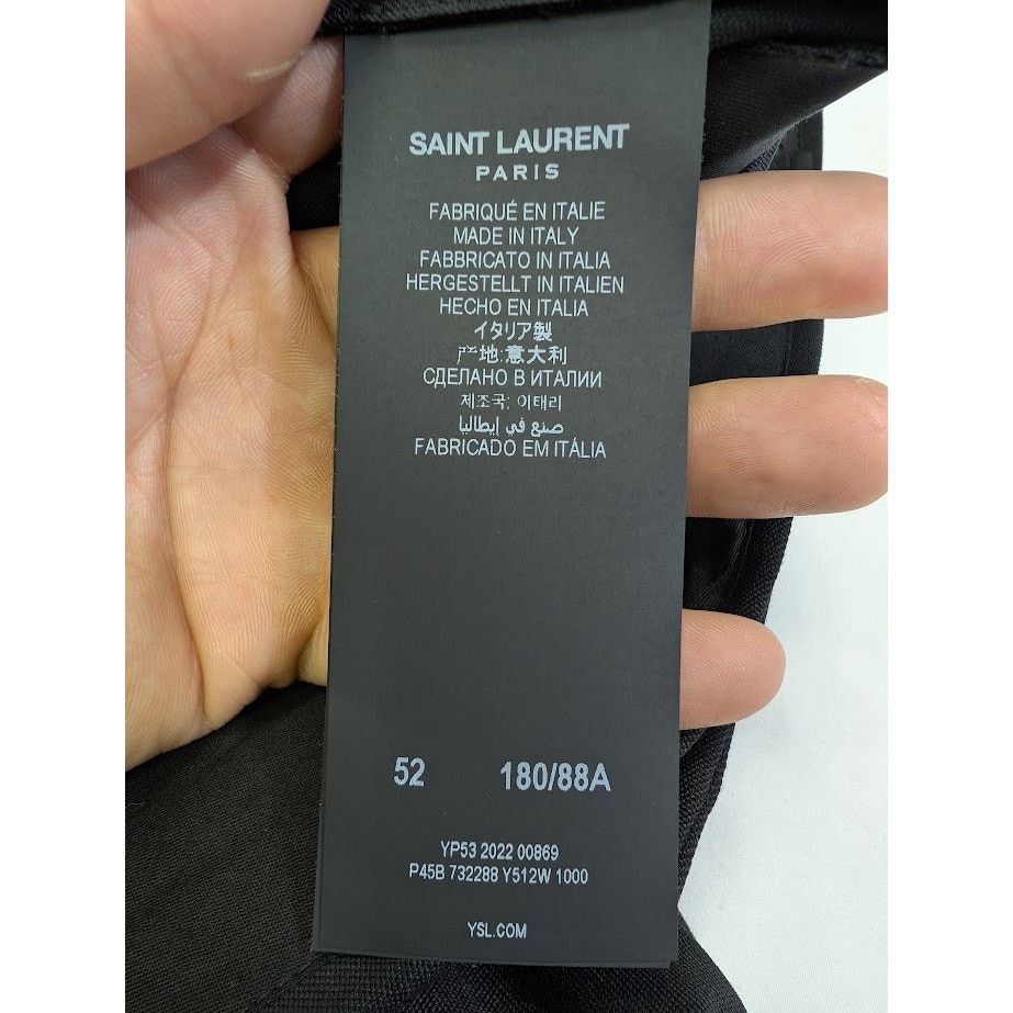 Saint Laurent Paris o1rshd1 Casual Pants in Black Size US 36 / EU 52 - 17 Thumbnail