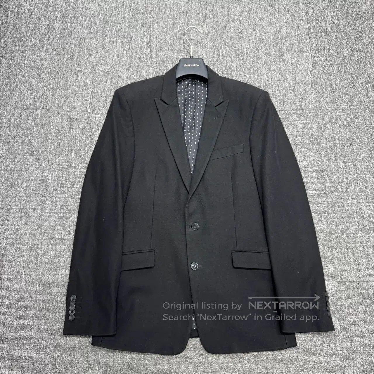 Versace VERSACE V-print Lining Wool Blazer. Size US M / EU 48-50 / 2 - 1 Thumbnail