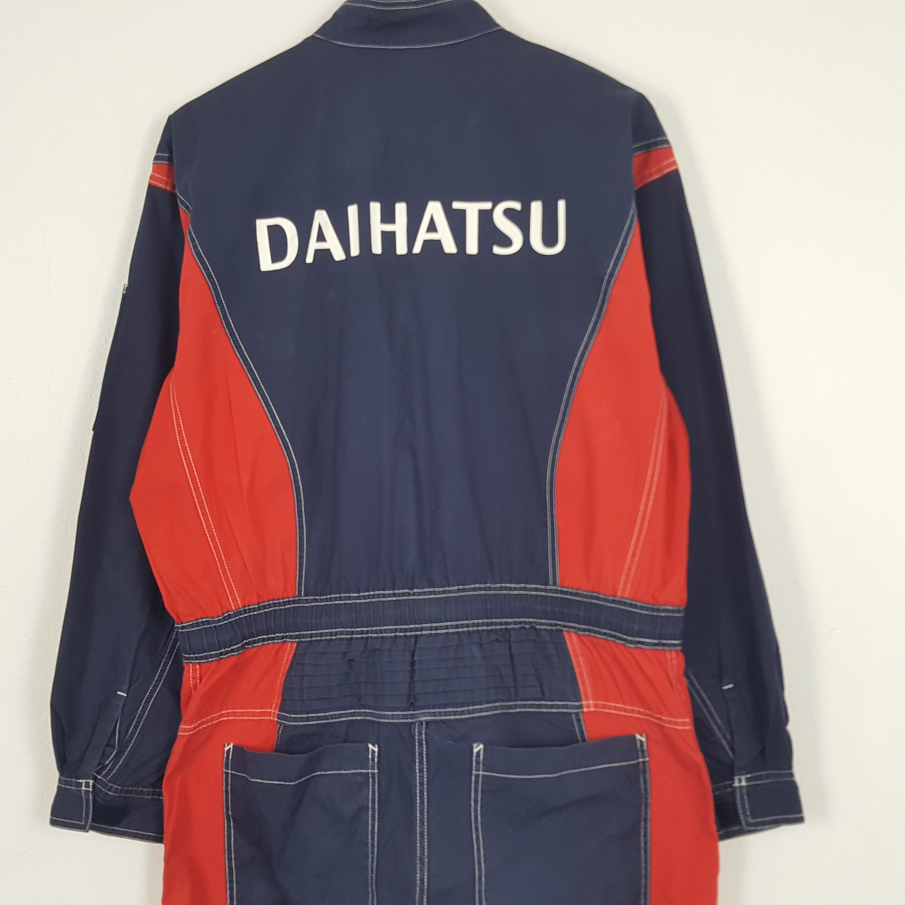 Japanese Brand × Sports Specialties × Vintage Vintage Daihatsu Racing Worker Jumpsuit Coverall Jacket Size US XL / EU 56 / 4 - 2 Thumbnail