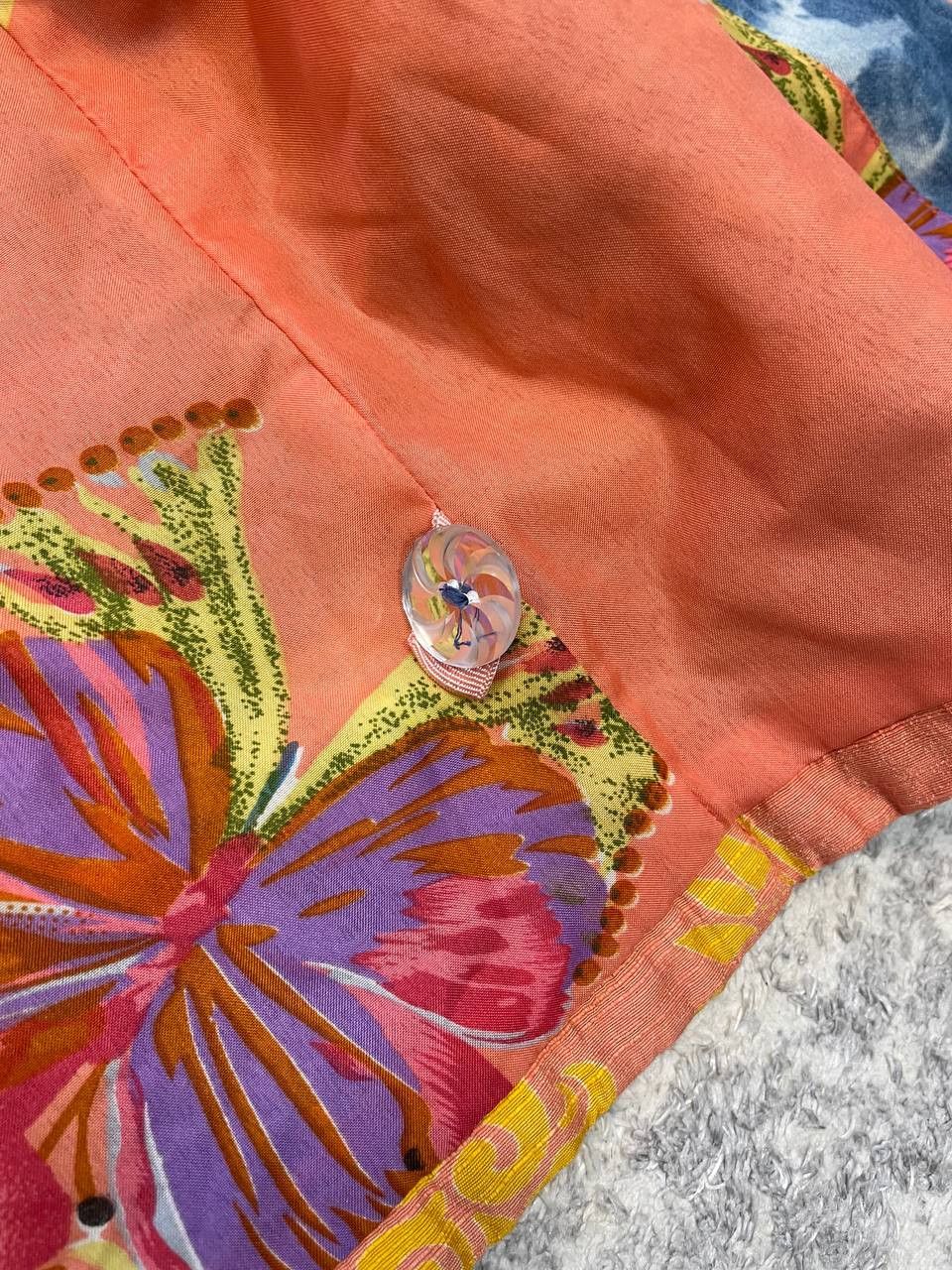 Other Indigo Moon Embroidered Jacket With Butterflies Size XL Size XL / US 12-14 / IT 48-50 - 7 Thumbnail