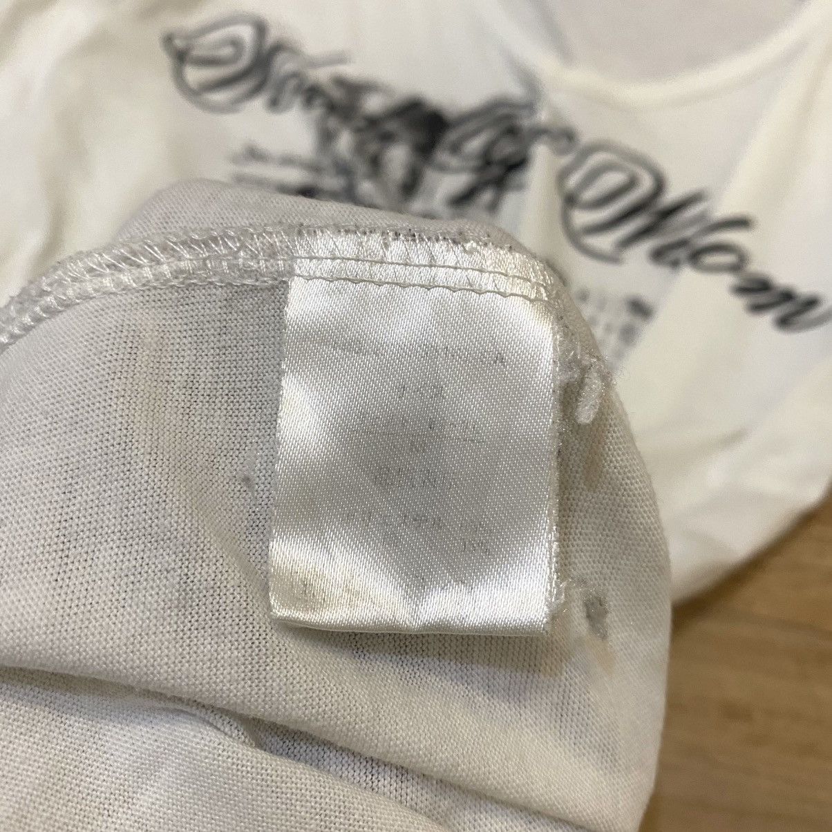 Japanese Brand 2000s Vkei Style V-Neck Poem Long Sleeve T-Shirt White Size US S / EU 44-46 / 1 - 11 Thumbnail