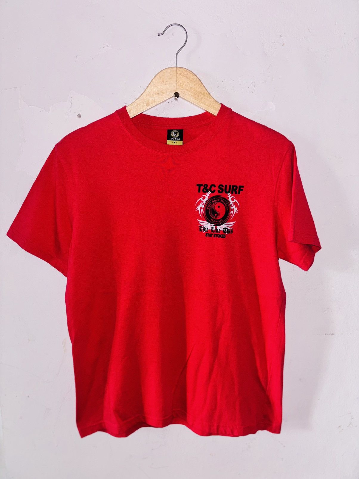Other T&C SURF DESIGNS – “Live Like This” Red Graphic Tee Size US M / EU 48-50 / 2 - 1 Thumbnail
