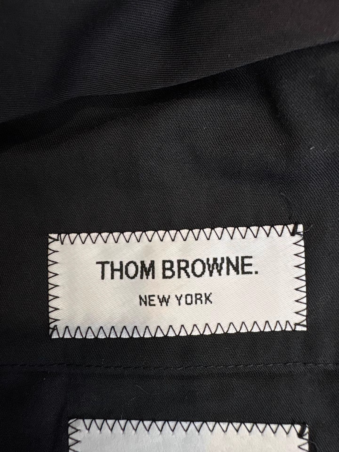 Thom Browne THOM BROWNE Back Color Stripes Wool Trousers K1 Size US 26 / EU 42 - 3 Thumbnail