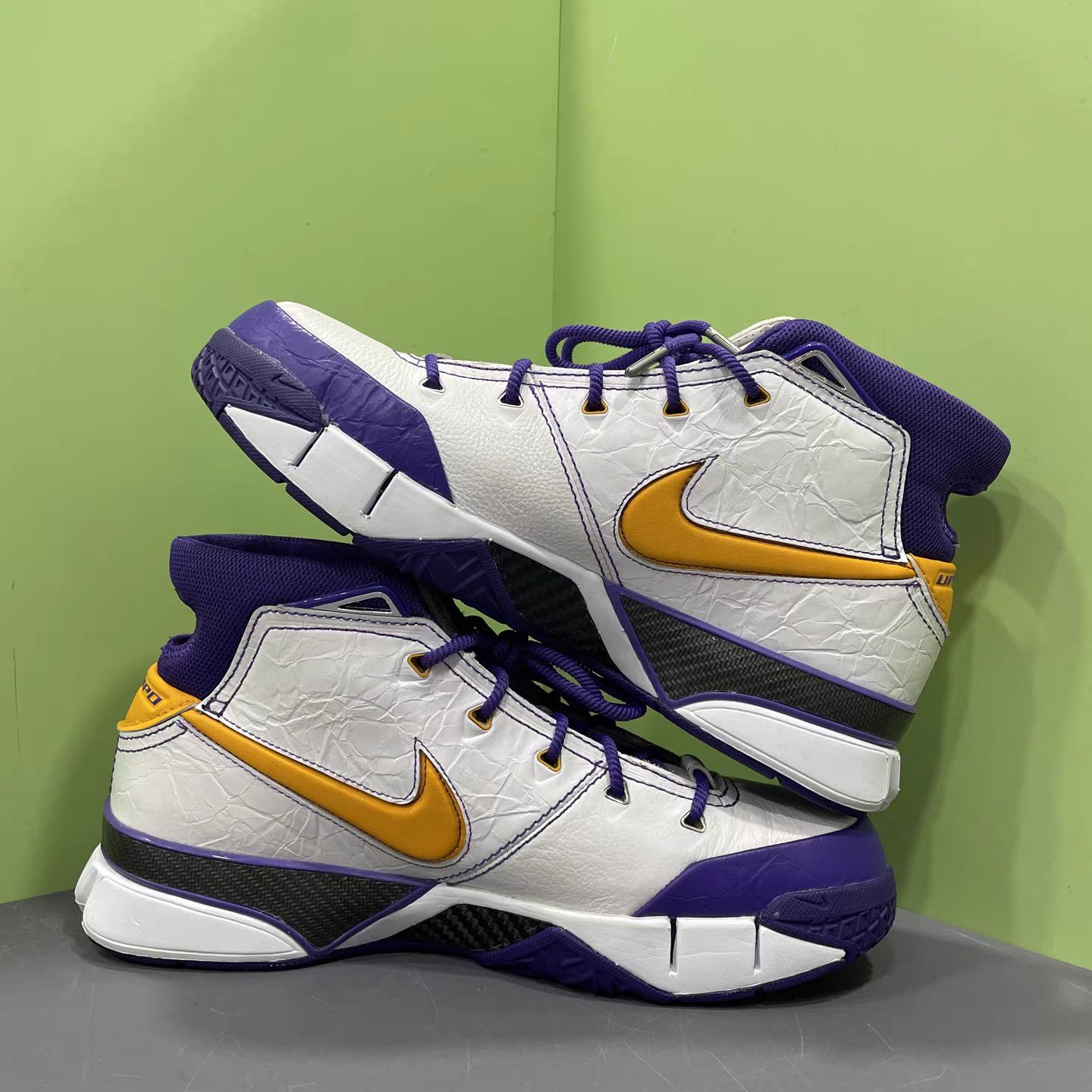 Nike Nike Kobe 1 Protro Tinker 16 Lakers K15 Size US 9.5 / EU 42-43 - 5 Thumbnail