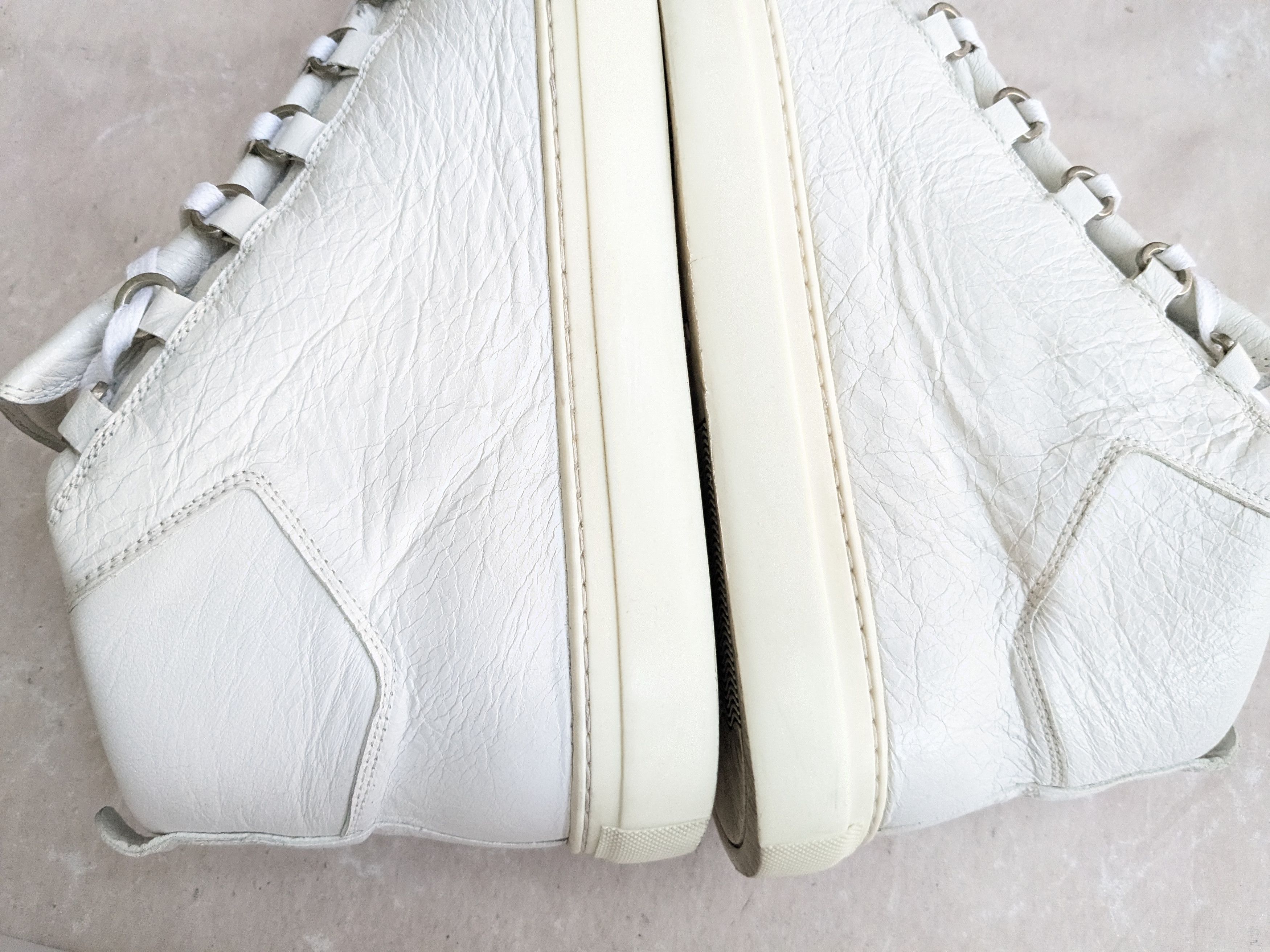 Balenciaga Balenciaga Arena White 11 High Tops Leather Size US 11 / EU 44 - 11 Thumbnail