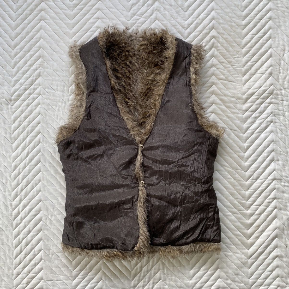 Gap Gap Faux Fur Vest ( Youth/Women ) Size XS / US 0-2 / IT 36-38 - 4 Thumbnail