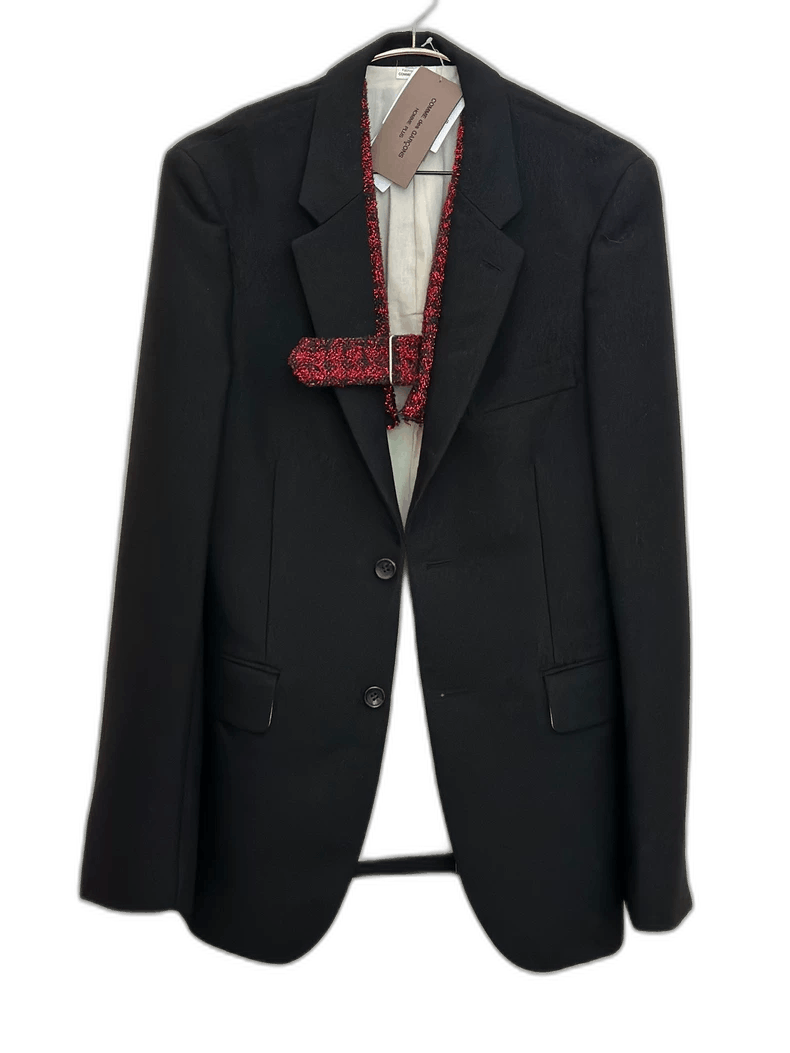 Comme des Garcons comme des garçons homme plus black blazer Size US M / EU 48-50 / 2 - 1 Thumbnail