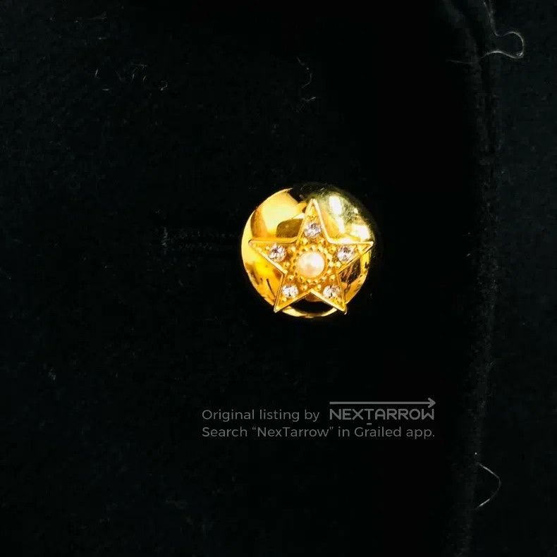Miu Miu Miu Miu 38 Diamond gold button wool coat Size M / US 6-8 / IT 42-44 - 6 Thumbnail