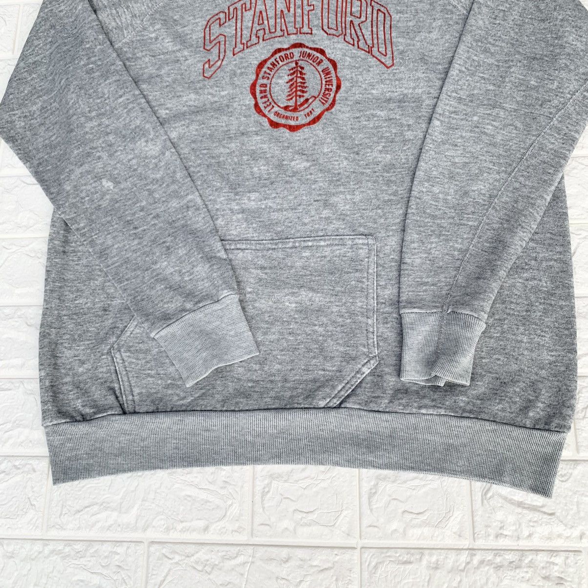 Vintage Vintage 1980s Stanford University Hoodie Velvet Logo Size US M / EU 48-50 / 2 - 7 Thumbnail