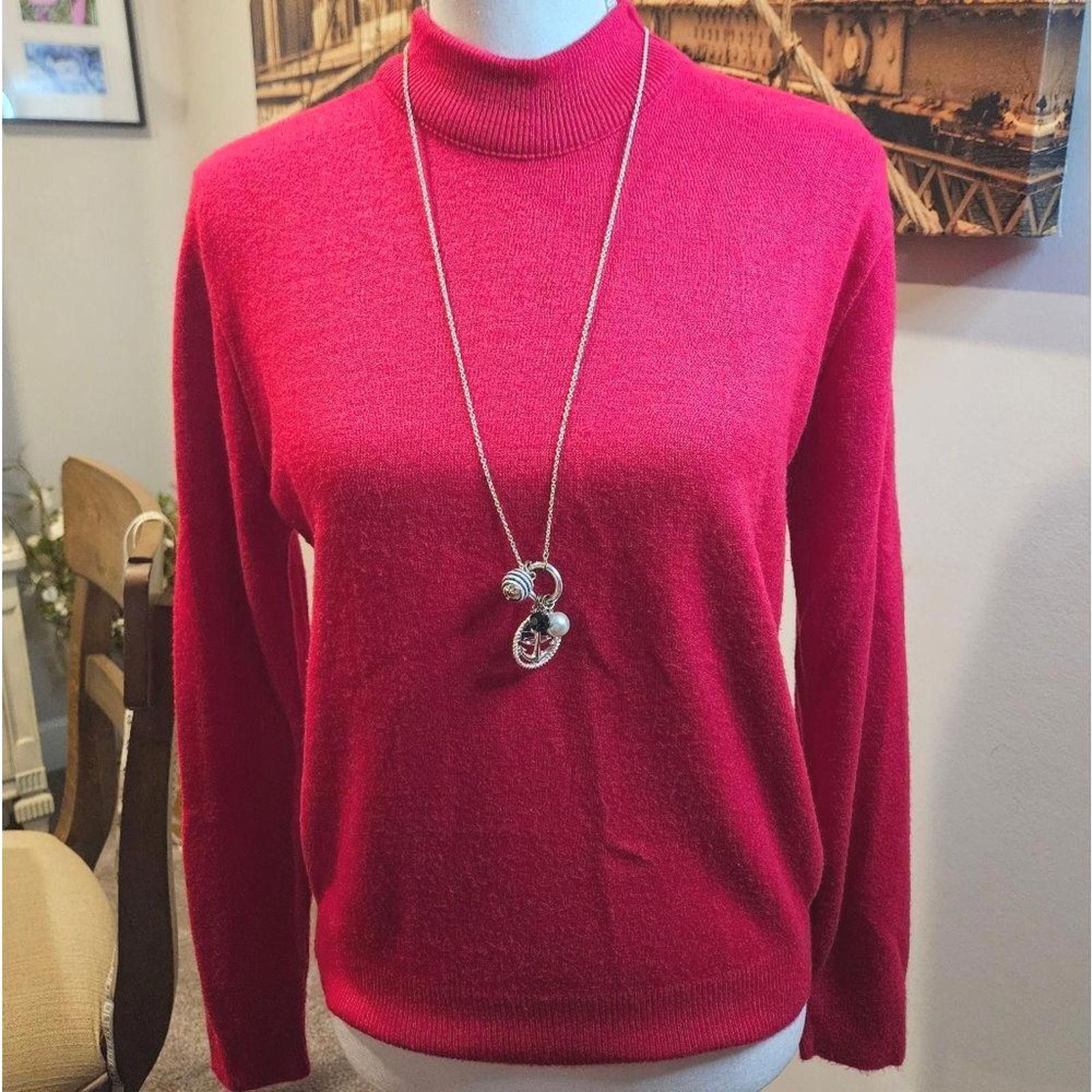 Bentley TR Bentley 1980's Vintage Red Sweater #27 Size M / US 6-8 / IT 42-44 - 1 Thumbnail