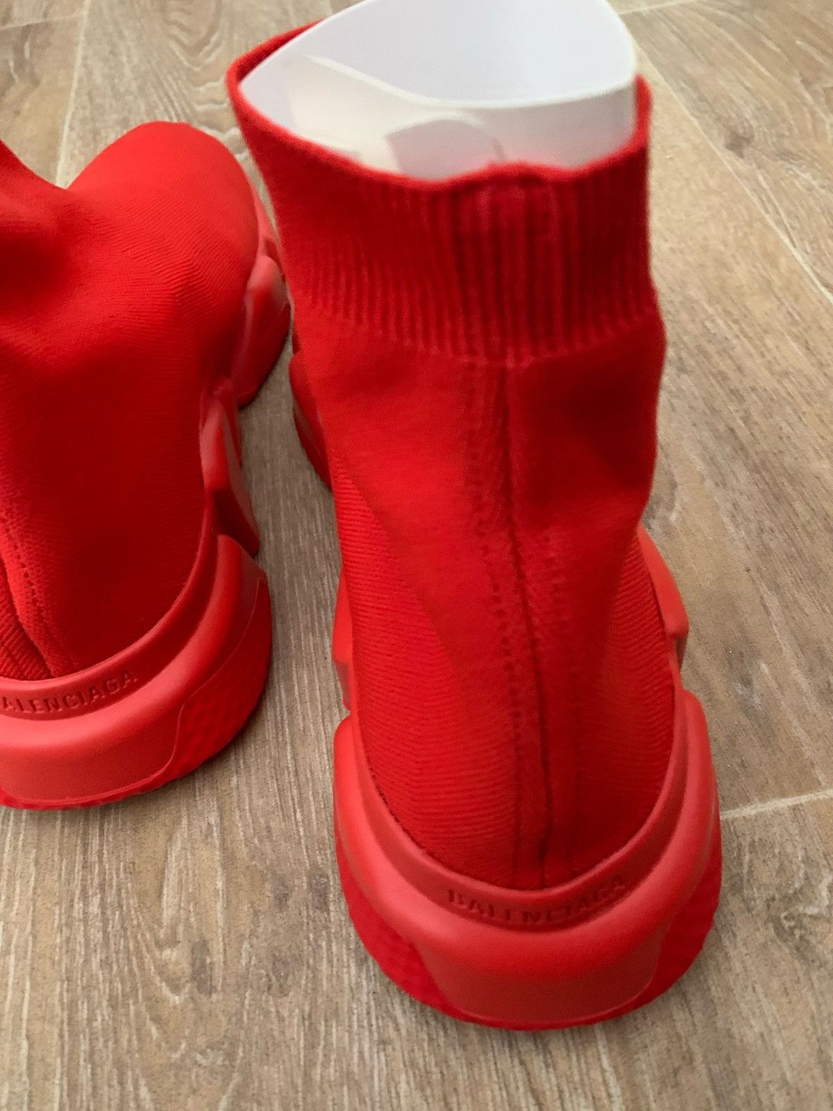 Balenciaga Balenciaga Red Speed Trainer Sz. 44 Size US 11 / EU 44 - 5 Thumbnail