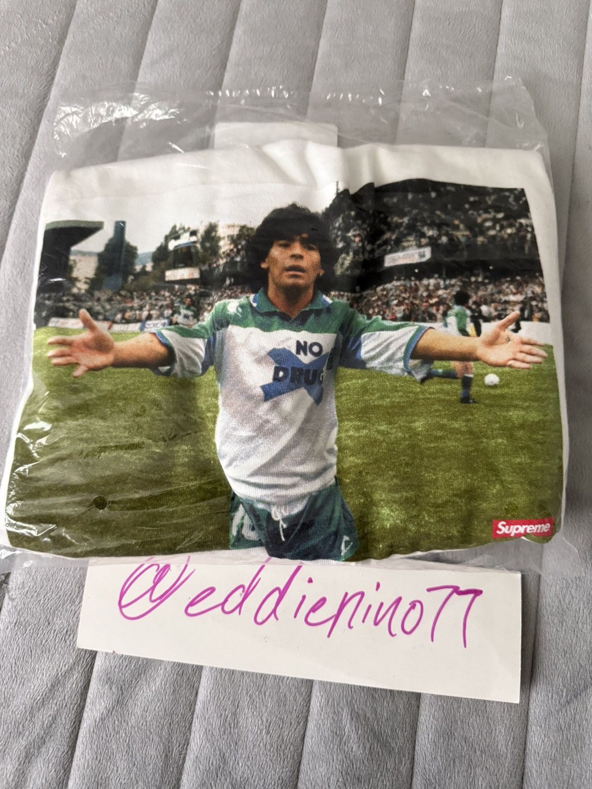 Supreme Supreme Maradona Tee White (M) Size US M / EU 48-50 / 2 - 2 Thumbnail
