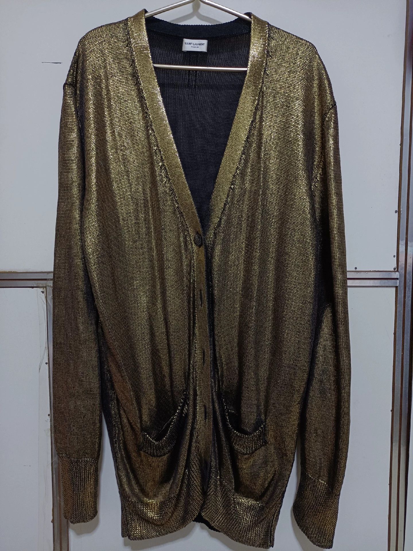 Saint Laurent Paris Saint Laurent Paris Golden cardigan Size US XS / EU 42 / 0 - 1 Thumbnail