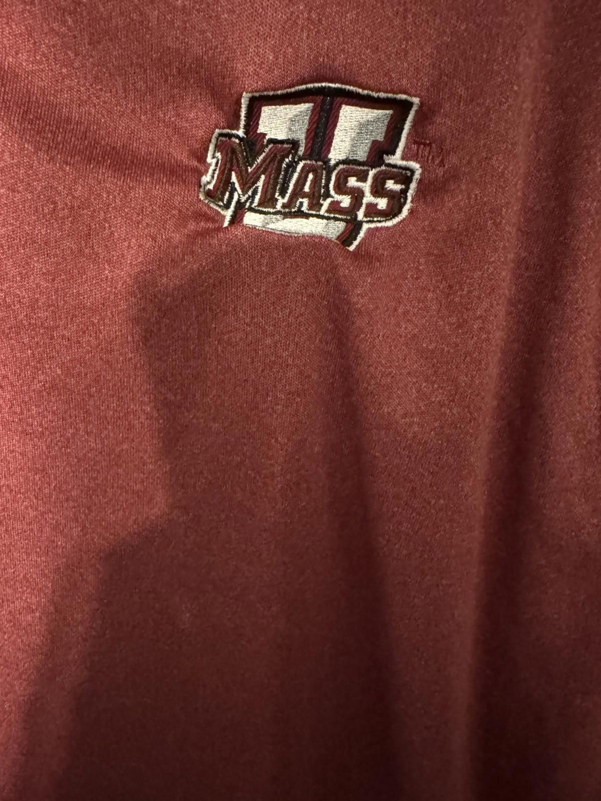 Colosseum Athletics UMass Minutemen Polo Colosseum Men's XXL Red Massachusetts Size ONE SIZE - 3 Thumbnail