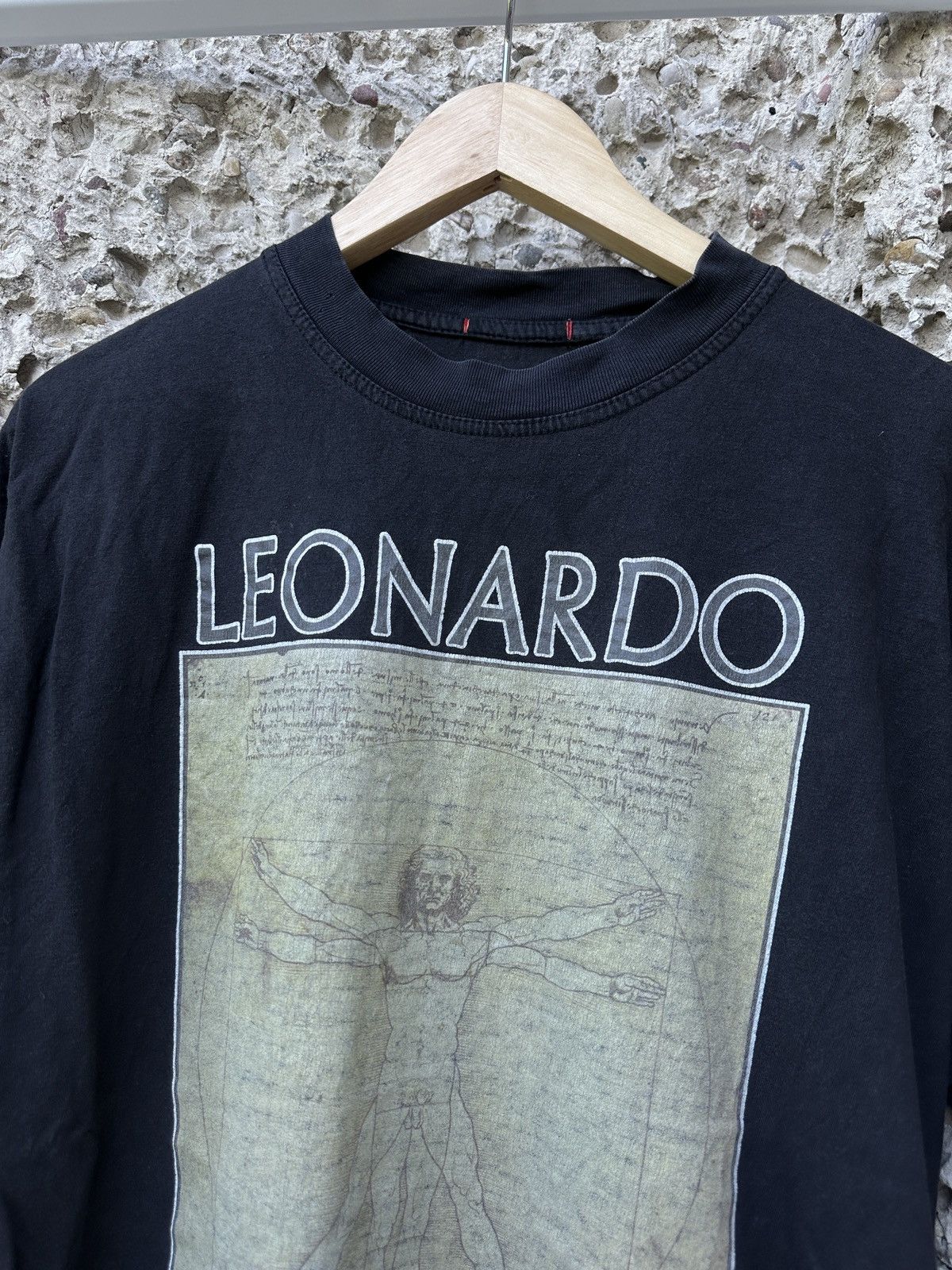 Vintage Vintage faded Leonardo da Vinci 90s tee t-shirt Size US XL / EU 56 / 4 - 6 Thumbnail