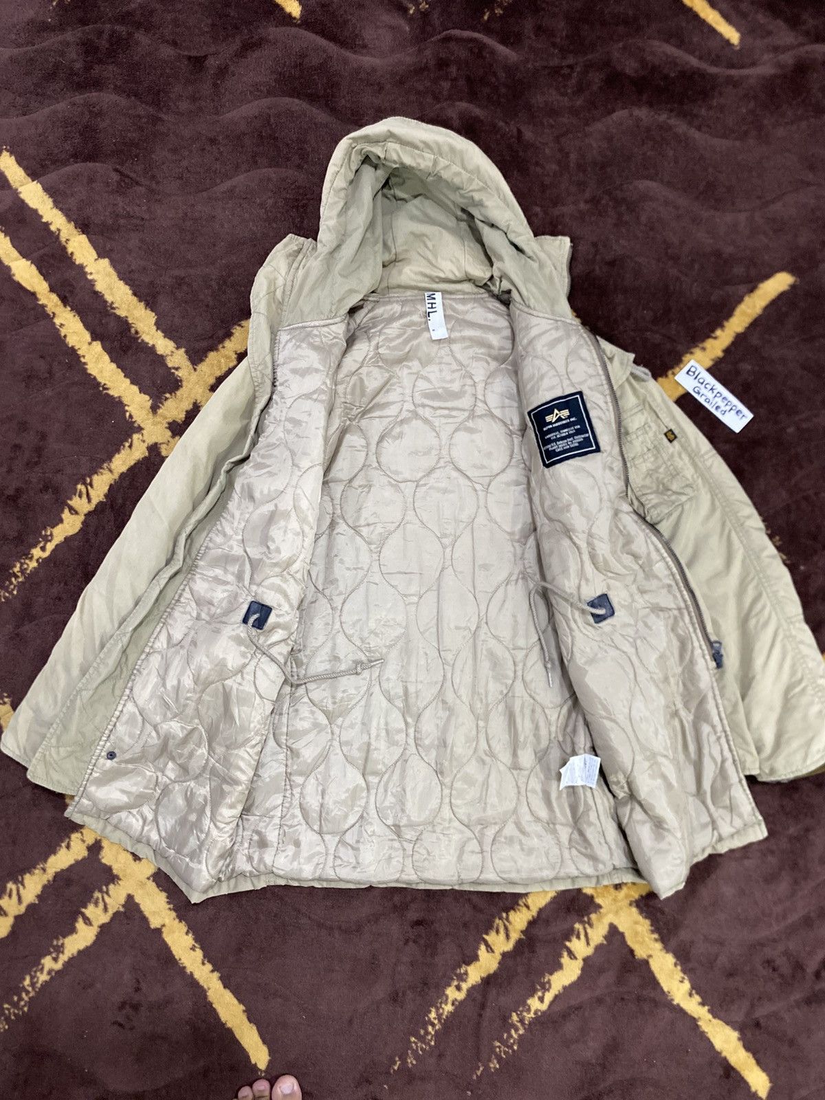 Alpha Industries MHL x Alpha Industries Puffer Trench Coat Margaret Howell Size US M / EU 48-50 / 2 - 6 Thumbnail