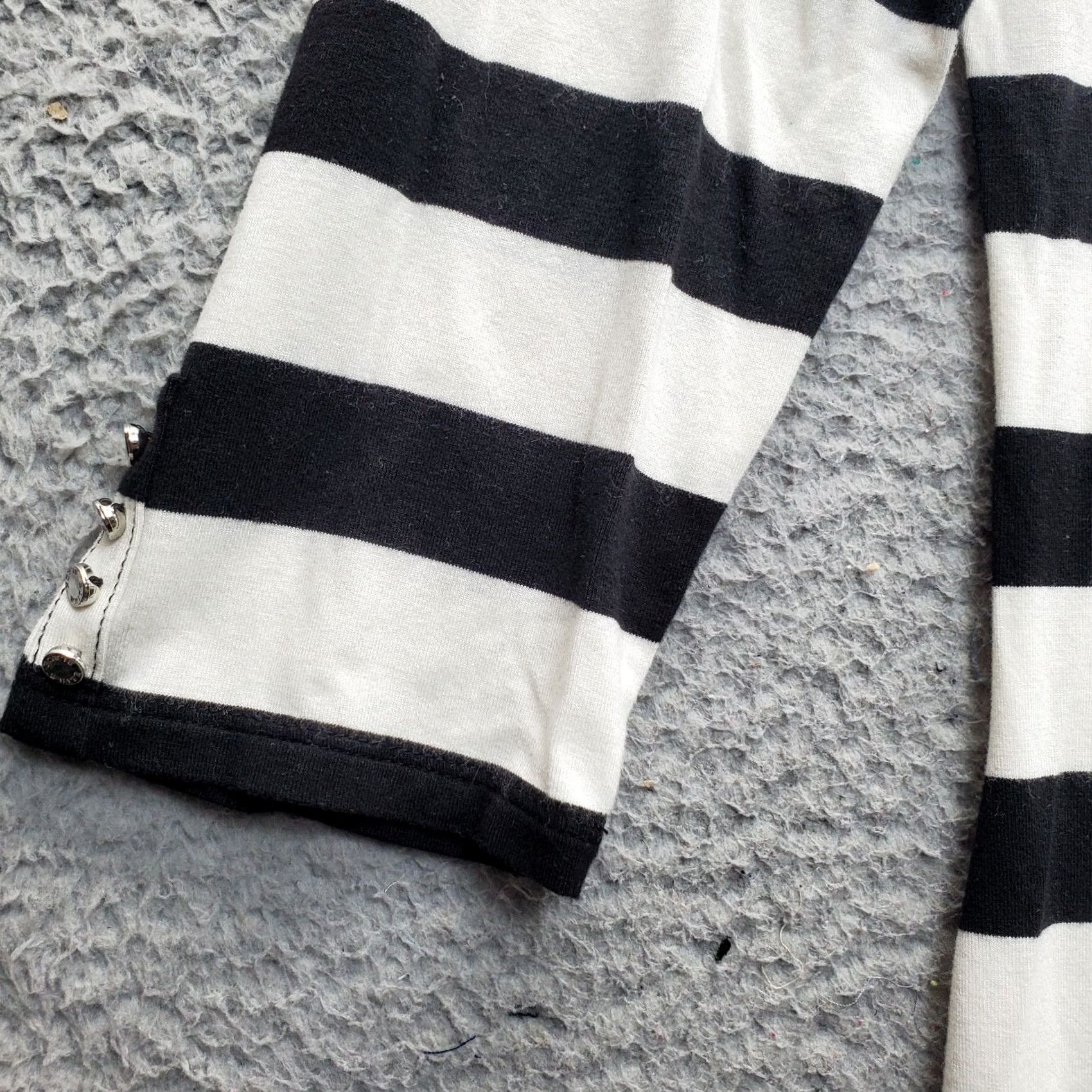 White House Black Market White House Black Market Shirt Womens L Multicolor Striped Rayon Stretch Cowl Neck Top Size L / US 10 / IT 46 - 8 Thumbnail