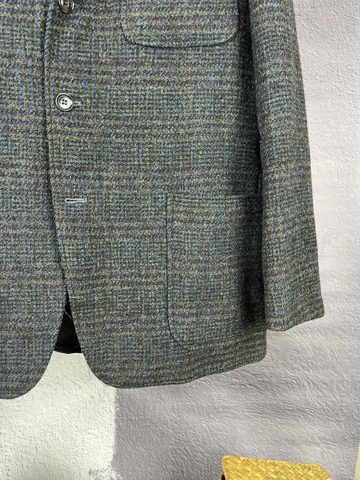 Harris Tweed Harris Tweed vintage 1971 checkered blazer paisley lining Size 44R - 7 Thumbnail