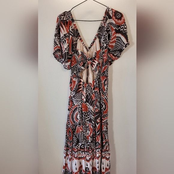 Anthropologie Anthropologie Tiered Maxi Dress - Size M Size M / US 6-8 / IT 42-44 - 3 Thumbnail