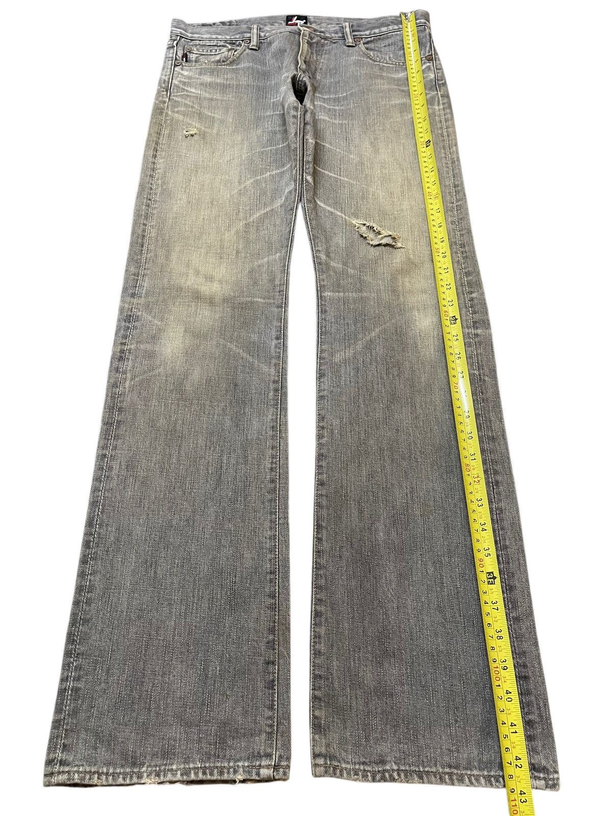 If Six Was Nine Vintage Japanese Brand Mud Faded Wash Style Jeans Size US 32 / EU 48 - 12 Thumbnail