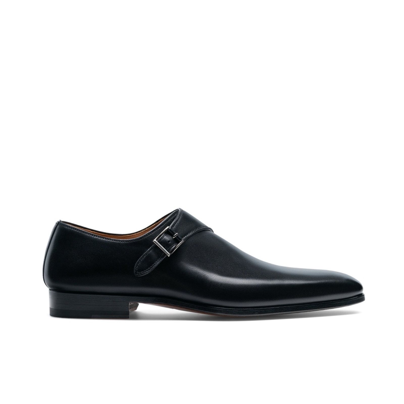 Magnanni Magnanni Efren Gray/Black Single Monk Strap Shoes sz. 7.5 us Size US 7.5 / EU 40-41 - 1 Thumbnail