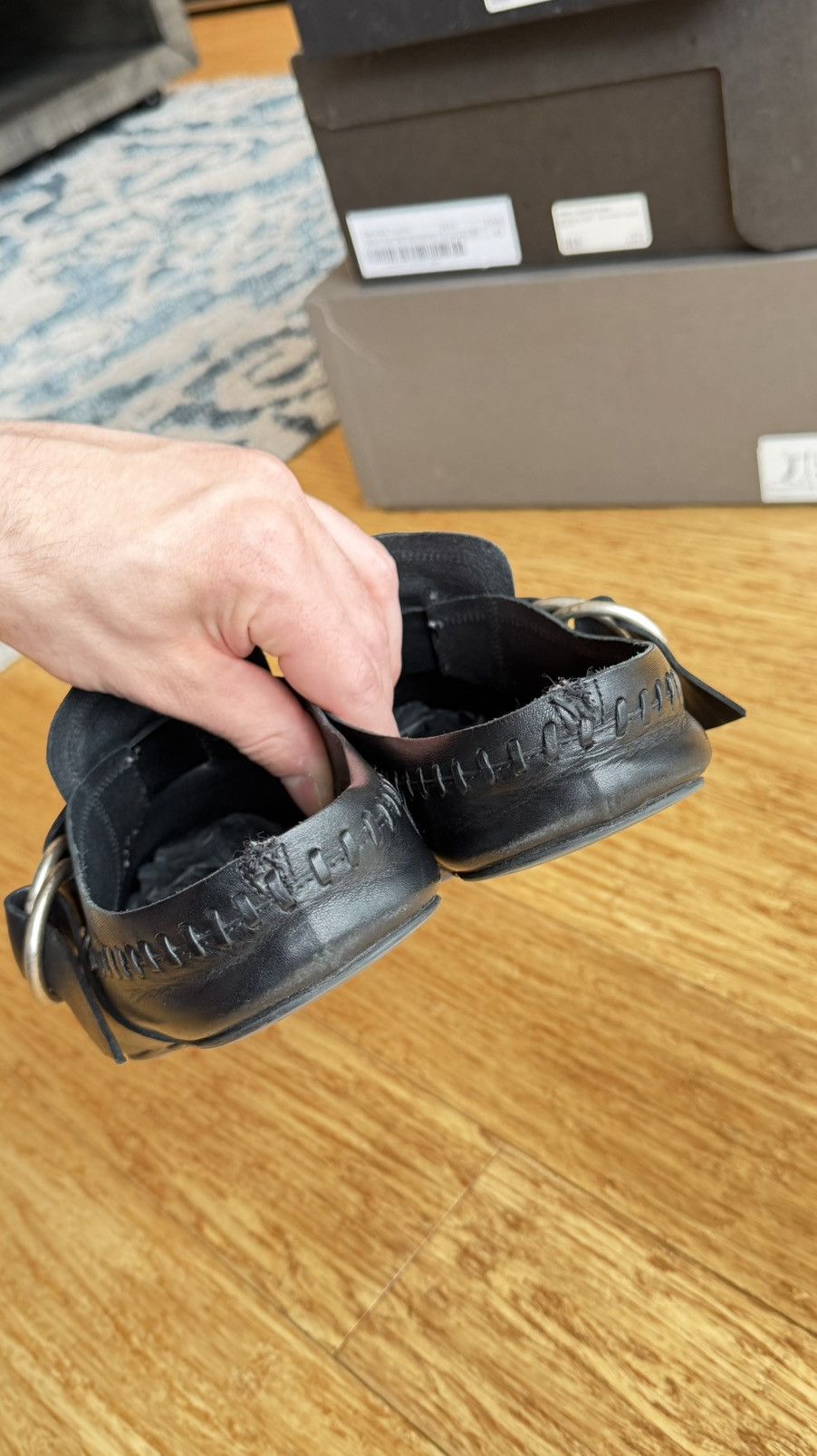 Ann Demeulemeester Ande Soft Rounded Toe Loafers Size US 9.5 / EU 42-43 - 7 Thumbnail