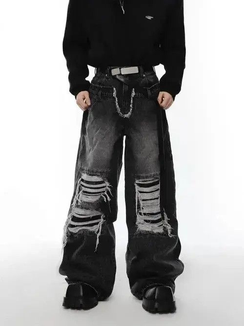 Japanese Brand × Jean Jeans Trousers Spring Loose Wide Leg Size US 32 / EU 48 - 1 Thumbnail