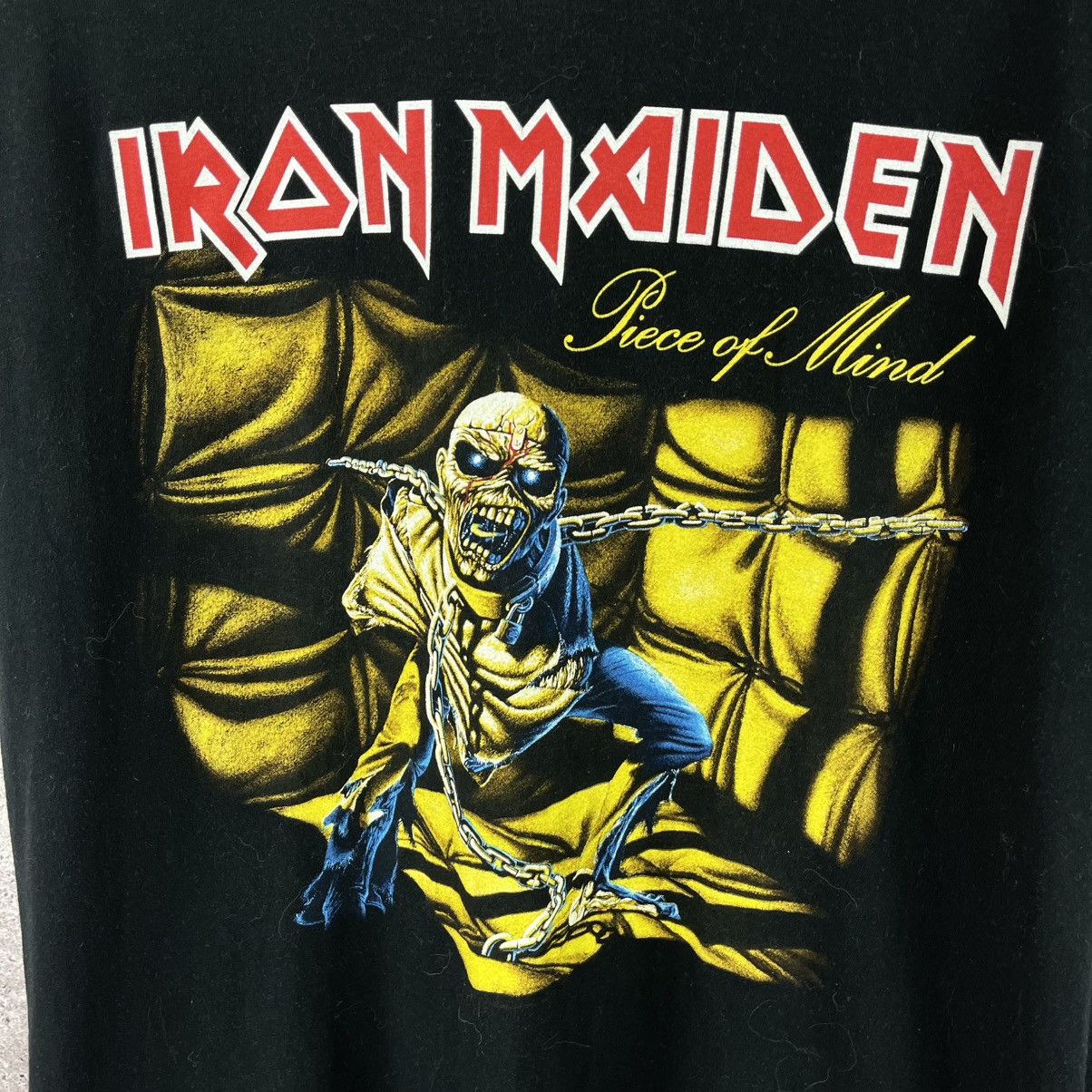 Iron Maiden Iron Maiden Piece of Mind Tee Big Logo 2000s Size 2XL Size US XXL / EU 58 / 5 - 3 Thumbnail