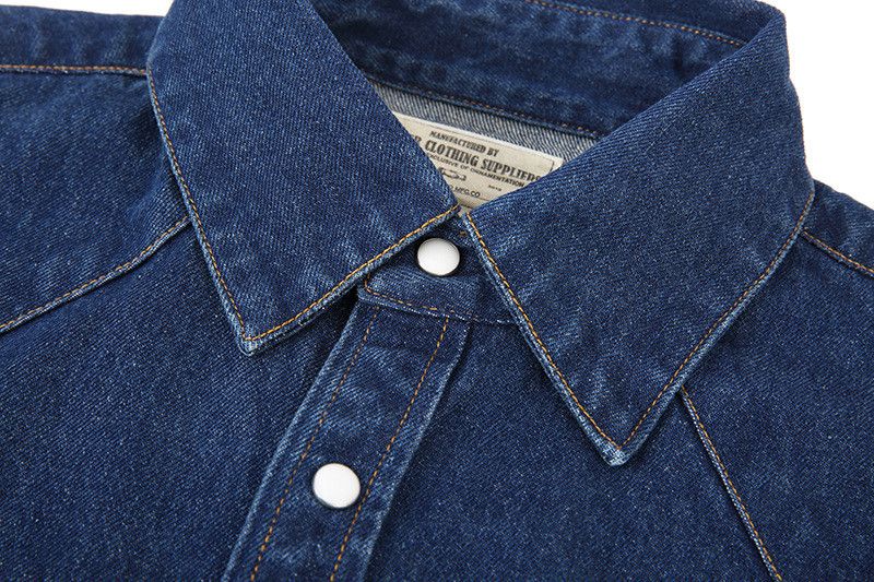 Japanese Brand Vintage Raw Classic Denim Shirt Size US XXL / EU 58 / 5 - 3 Thumbnail