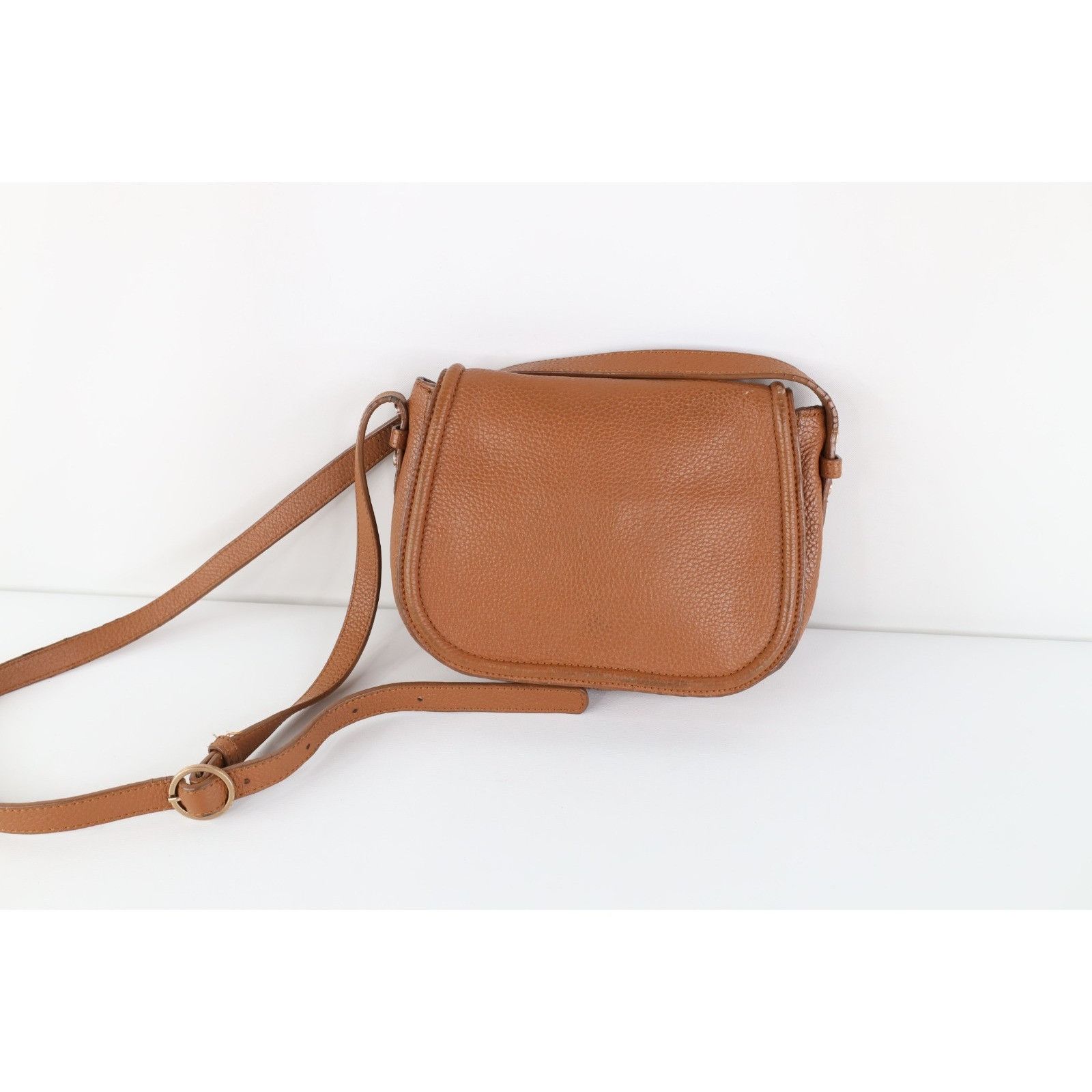 Boden Boden Boho Chic Leather Crossbody Messenger Bag Purse Brown Size ONE SIZE - 1 Thumbnail