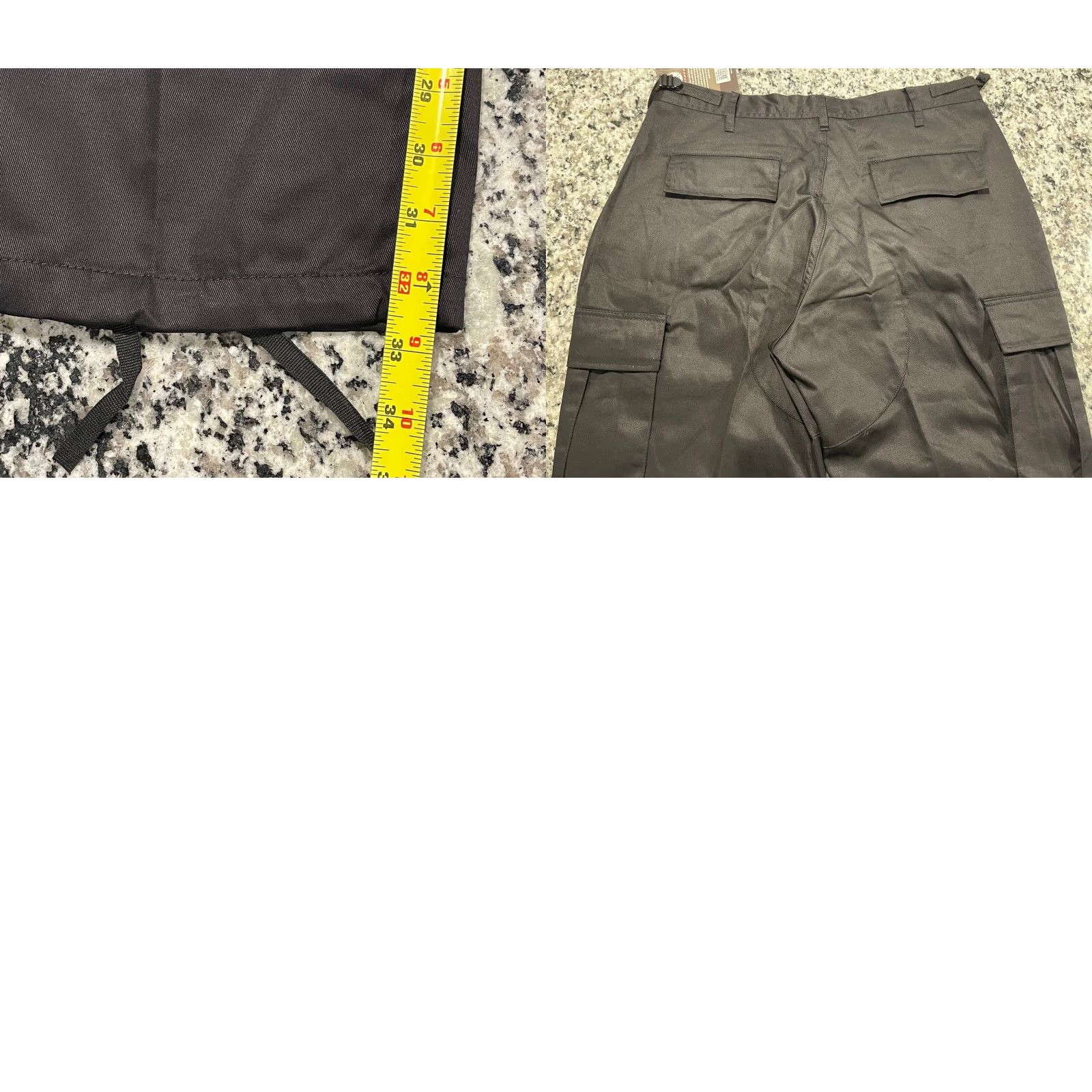 Rothco Rothco BDU Pants Cargo Army Military Uniform Trouser 6 Pocket Black M Regular Waist 34 Inseam 32.5 Button Belt Loops Mens Size US 31 - 8 Thumbnail