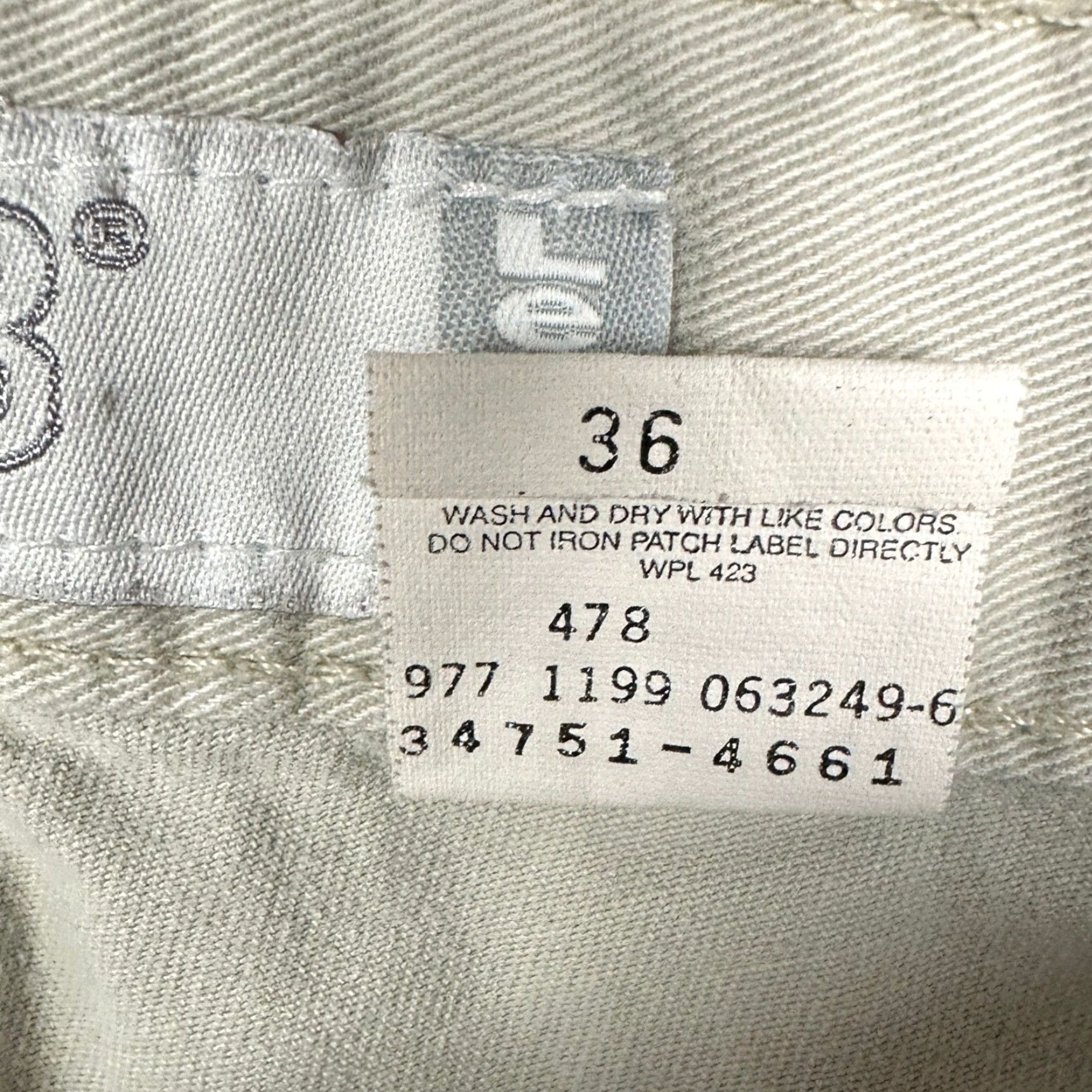 Levi's Levis SilverTab Cargo Shorts Mens 36 Beige Cotton 9.5in Inseam 6-Pocket Outdoor Casual Workwear Size US 36 / EU 52 - 5 Thumbnail