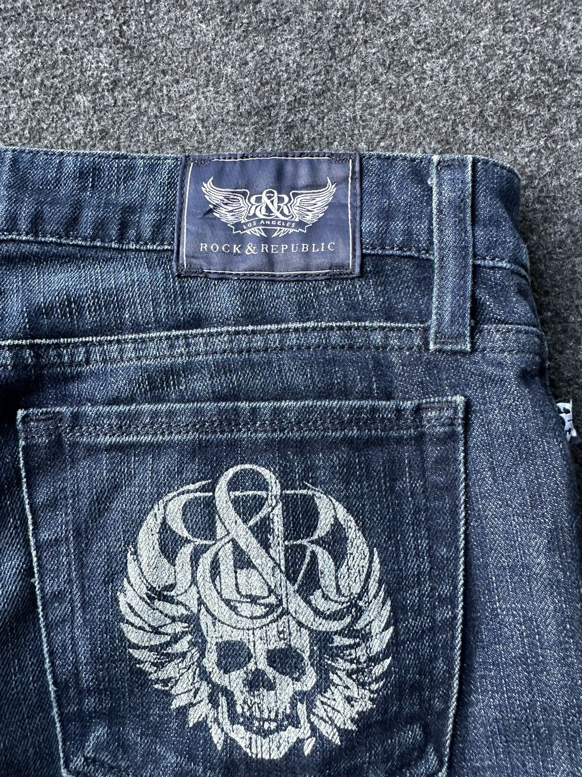 Rock & Republic Rock & Republic Slim Straight Denim 29x36 D178 Size US 29 - 6 Thumbnail